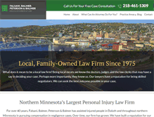 Tablet Screenshot of duluthtriallawyers.com